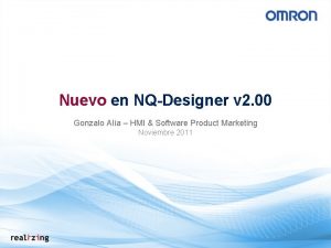 Nuevo en NQDesigner v 2 00 Gonzalo Ala