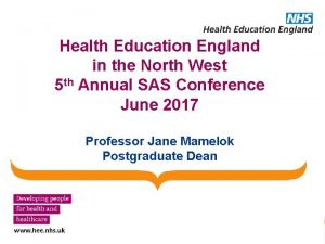 Health Education England in the North West 5