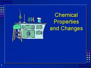 Chemical Properties and Changes 1 Matter Matter is