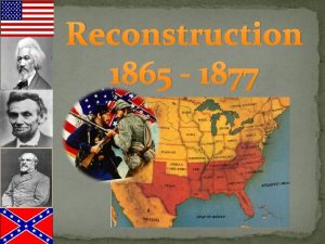 Reconstruction 1865 1877 Civil War Human Toll North