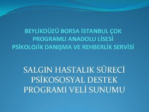 BEYLKDZ BORSA STANBUL OK PROGRAMLI ANADOLU LSES PSKOLOJK