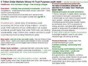 8 Trillion Dollar Markets Whose HiTrust Purposes youth