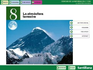 INICIO ESQUEMA RECURSOS INTERNET CIENCIAS DE LA NATURALEZA