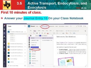 3 5 Active Transport Endocytosis and Exocytosis TEKS