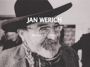 JAN WERICH Monika Kupkov Zkladn daje 6 nora