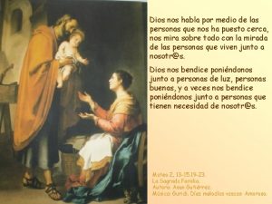 Dios nos habla por medio de las personas