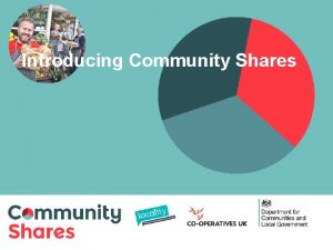 Introducing Community Shares What is the Community Shares