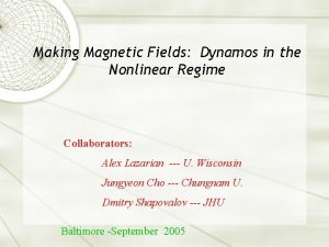 Making Magnetic Fields Dynamos in the Nonlinear Regime