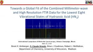 Towards a Global Fit of the Combined Millimeterwave