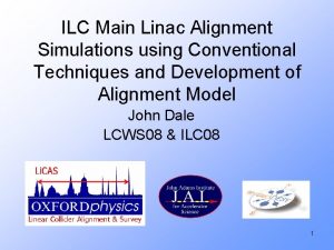 ILC Main Linac Alignment Simulations using Conventional Techniques