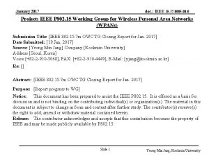 January 2017 doc IEEE 15 17 0085 00