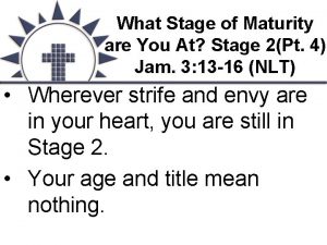 What Stage of Maturity are You At Stage