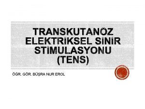 R GR BRA NUR EROL Transktanz elektriksel sinir