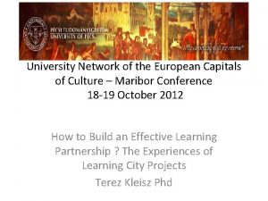 University Network of the European Capitals of Culture