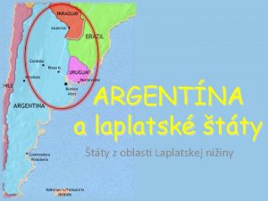 ARGENTNA a laplatsk tty tty z oblasti Laplatskej