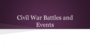 Civil War Battles and Events Fort Sumter April