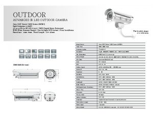 OUTDOOR ADVANCED IR LED BULLET OUTDOOR CAMERA 13