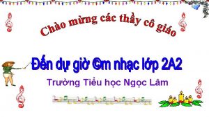 Trng Tiu hc Ngc Lm Nhc s Vn