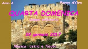 Porta dOro Anno A QUARTA DOMENICA tempo ordinario