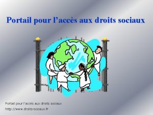 Portail pour laccs aux droits sociaux http www