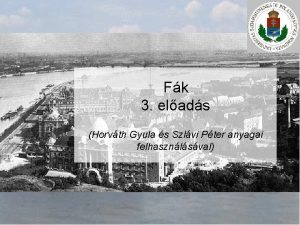 Fk 3 elads Horvth Gyula s Szlvi Pter