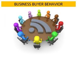 BUSINESS BUYER BEHAVIOR Features or Characteristics of Business