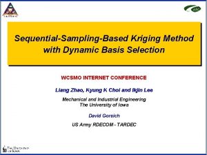 ARC SequentialSamplingBased Kriging Method with Dynamic Basis Selection