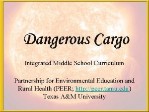 Integrated Middle School Curriculum Partnership for Environmental Education