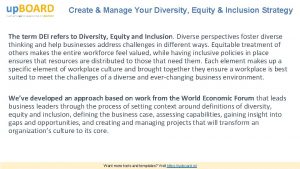 Create Manage Your Diversity Equity Inclusion Strategy The