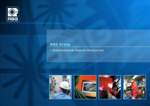 RBG Group International Human Resources International Human Resources