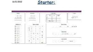 16012022 Starter 16012022 Starter answers 16012022 LO Direct