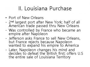 II Louisiana Purchase Port of New Orleans 2