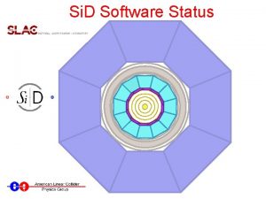 Si D Software Status Framework Overview DETECTOR DESCR