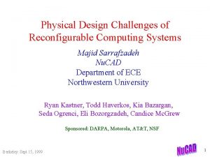 Physical Design Challenges of Reconfigurable Computing Systems Majid