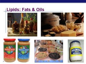 Lipids Fats Oils AP Biology Lipids long term