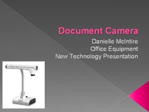 Document Camera Danielle Mc Intire Office Equipment New