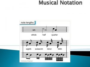 Musical Notation Rhythm Rhythm may be generally defined