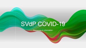 SVd P COVID19 Resources Information Food Pantry Updated