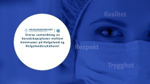 Status samordning av beredskapsplaner mellom kommuner p Helgeland