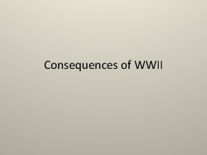 Consequences of WWII African Americans in WWII Segregation