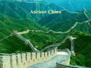 Ancient China Four dynastic cycles Shang Zhou Qin