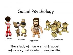 Social Psychology Attitude Attraction Aggression Group Behavior The