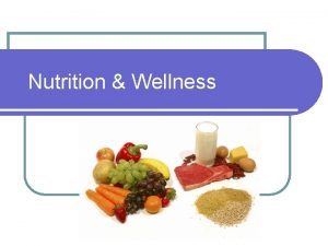 Nutrition Wellness Wellness l Best Level of Health