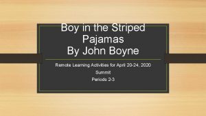Boy in the Striped Pajamas By John Boyne