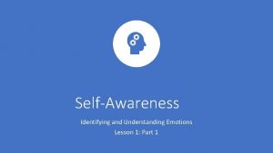 SelfAwareness Identifying and Understanding Emotions Lesson 1 Part