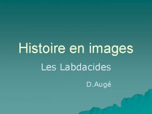 Histoire en images Labdacides D Aug Il tait