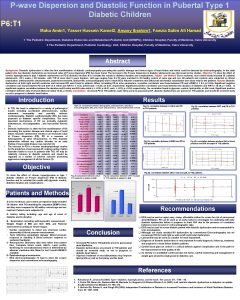 Pwave Dispersion and Diastolic Function in Pubertal Type