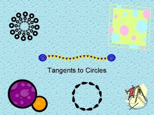 Tangents to Circles Theorem Two chords are congruent