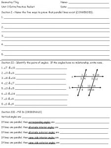 GeometryTrig Name Unit 3 Extra Practice Packet Date