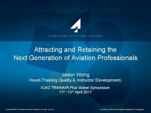 Attracting and Retaining the Next Generation of Aviation